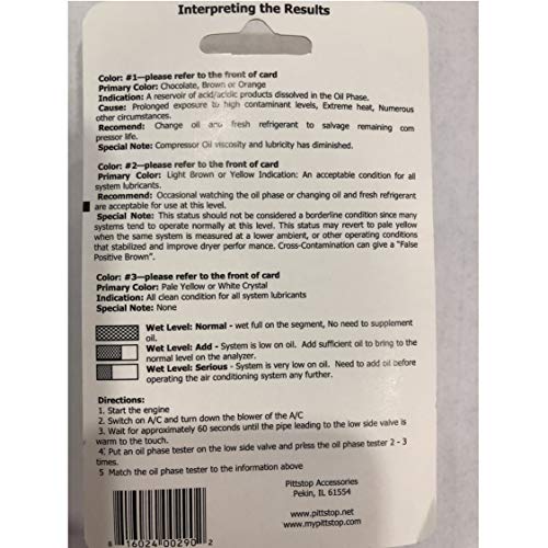 Enviro-Safe 5030 Pittstop R134A Oil Checker 10 Pack #5030 thumb #1