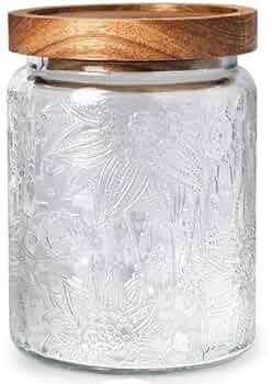 Amazon｜ガラス 瓶 蓋 レトロ ガラスジャー 保存 容器 かわいい