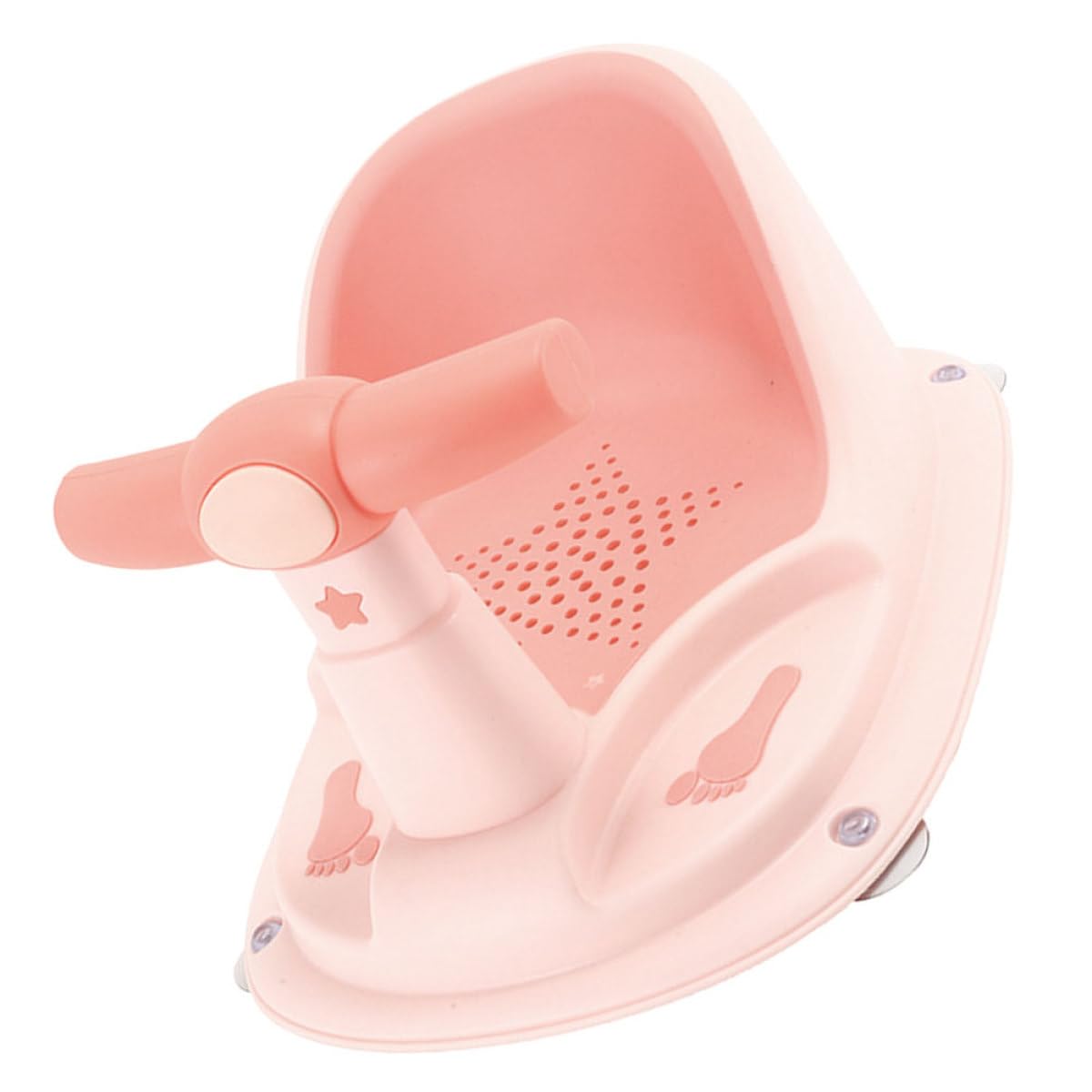 Asiento de Baño Antideslizante para Bebés y Niños Pequeños de 6 a 12 Meses Diseño Ergonómico y Material Pp y Tpe, Adecuado para Uso en Casa