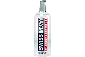 Swiss Navy Premium Silicone-Based Personal Lubricant & Lubricant Gel for Couples, 16 oz.