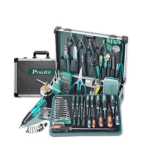 Kit combinado de herramientas electrónicas Pro'sKit PK-1900NA miniatura 1