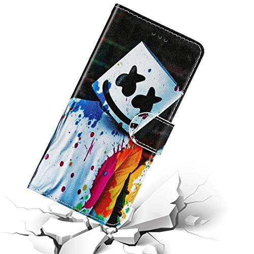 URFEDA Compatibel met Huawei P9 Lite Cover Lederen Kleurrijke Flip Portemonnee Cover Cartoon Case Shockproof Case Folio… - Afbeelding 8
