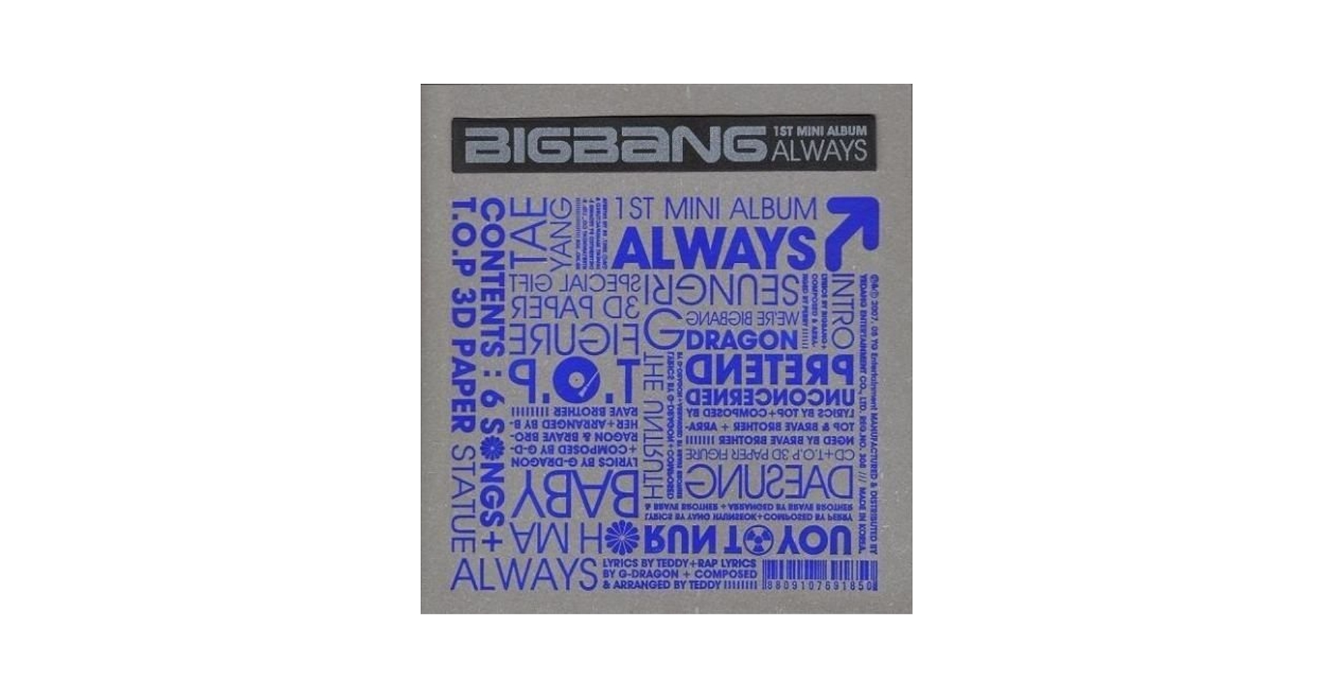 【レア】BIGBANG 1st MINI アルバム ALWAYS Amazon.co.jp: Big Bang 1st Mini Album - Always(韓国盤