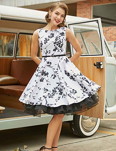 image for GRACE KARIN Women's 1920s Vintage Lingerie Slips Plus Size Petticoat U