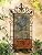 Ibizi Rustic Medallion Outdoor Wall Fountain and Waterfalls 33" High with LED Light for Garden Patio Backyard Deck Home Lawn Porch House Relaxation Hallway Exterior Balcony - John Timberland