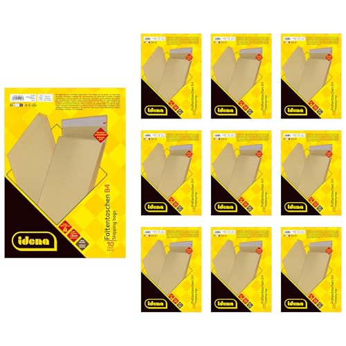 Pochettes à soufflet DIN B4 enveloppes d'expédition kraft marron 140g pour grand volume x100