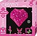 CREATTO Love 3D-Leuchtfiguren entwerfen, 3D-Puzzle-Set für Herz, Rose, Schmetterling oder Bilderrahmen, gestalte kreative Zimmer Deko, 77 Steckteile, 40-tlg. LED-Lichterkette für Kinder und Erwachsene