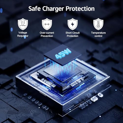 Image of Original 45W PD3.0 Charger Adapter & Original C to C Cable Complete Combo for Nothing Phone (1) / (2) / (2a) / (2a) Plus / (3a) / (3a) Pro /CMF All Phones Models