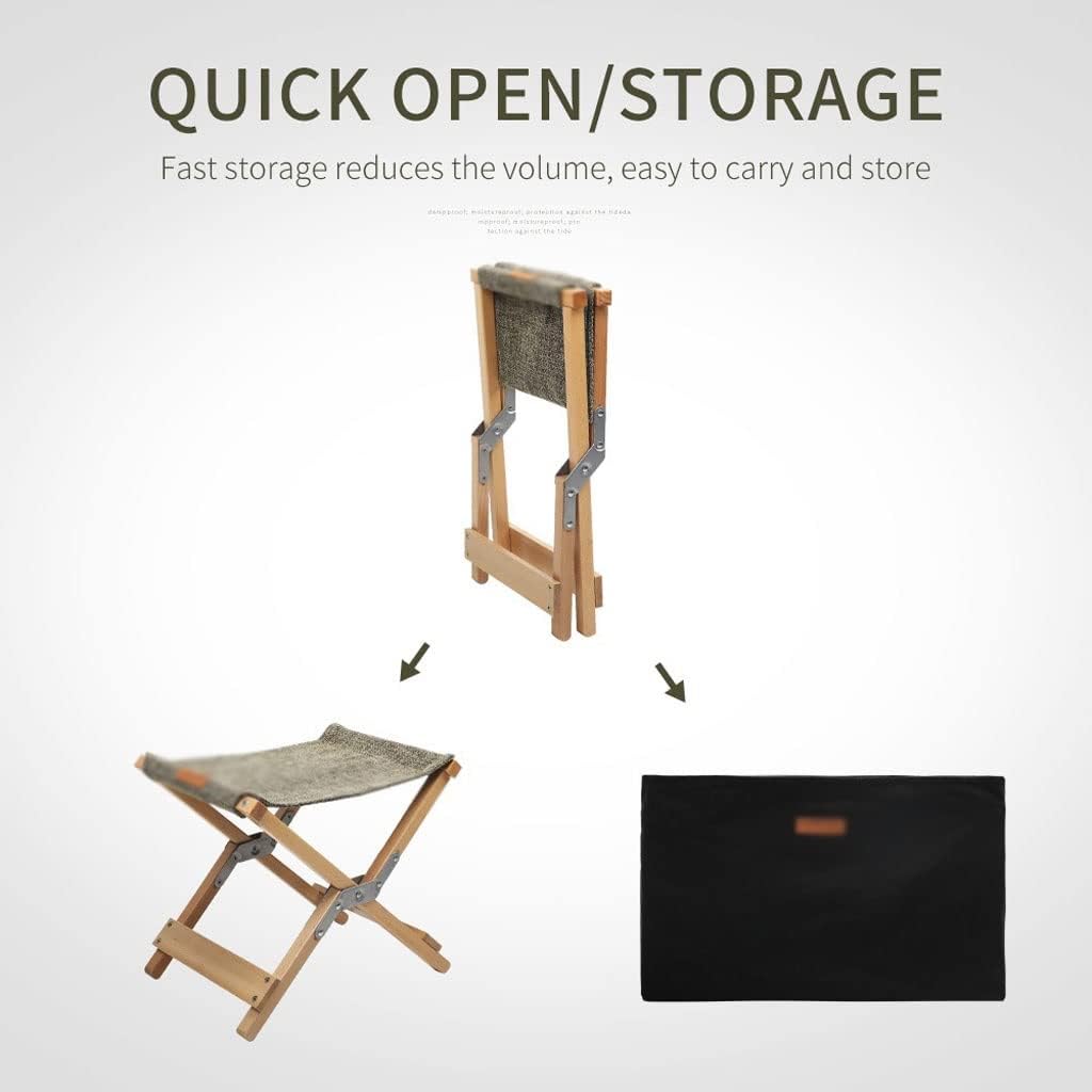 Stools Chairs Outdoor Portable Folding Stool Wooden Chair Small Stool Entrance Shoe Changing Stool for Camping Hiking and Indoor Modern Stool