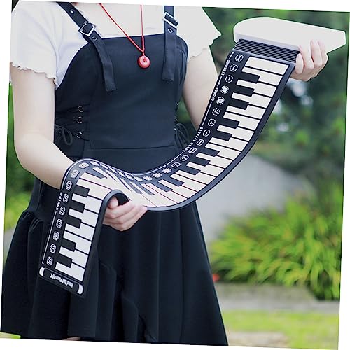 BESTonZON oud instrument portable clavier electronique clave clavier électronique mini-piano plier le piano clavier pliable clavier de piano de voyage pliable piano enroulable pliable abdos - Les Beatles, Paul McCartney, John Lennon, RIngo Starr, George Harrison BESTonZON oud instrument portable clavier electronique clave clavier électronique mini-piano plier le piano clavier pliable clavier de piano de voyage pliable piano enroulable pliable abdos – Image 6