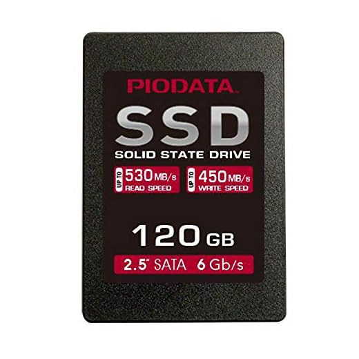 PioData Disque SSD interne 120 Go - SATA III 6 Go/s, 2,5" PIO120S325-R