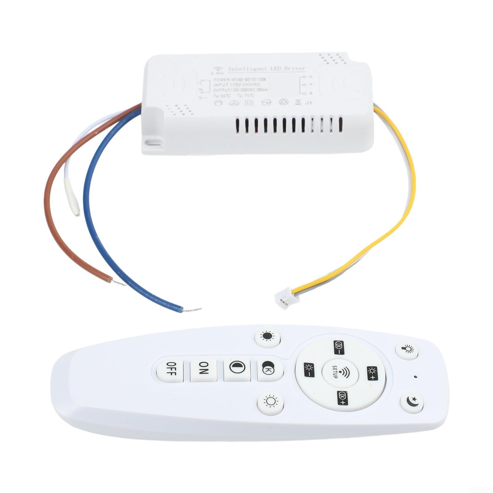 NiuLumea 2.4G Intelligent LED Driver 24-80W Remote Control Power Supply