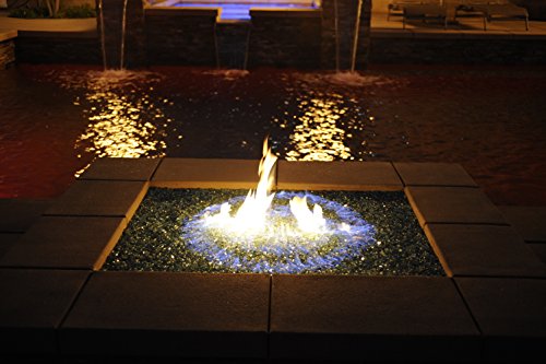 Image of American Fireglass 10-Pound Fire Glass with Fireplace Glass and Fire Pit Glass, 1 /4-Inch, Copper