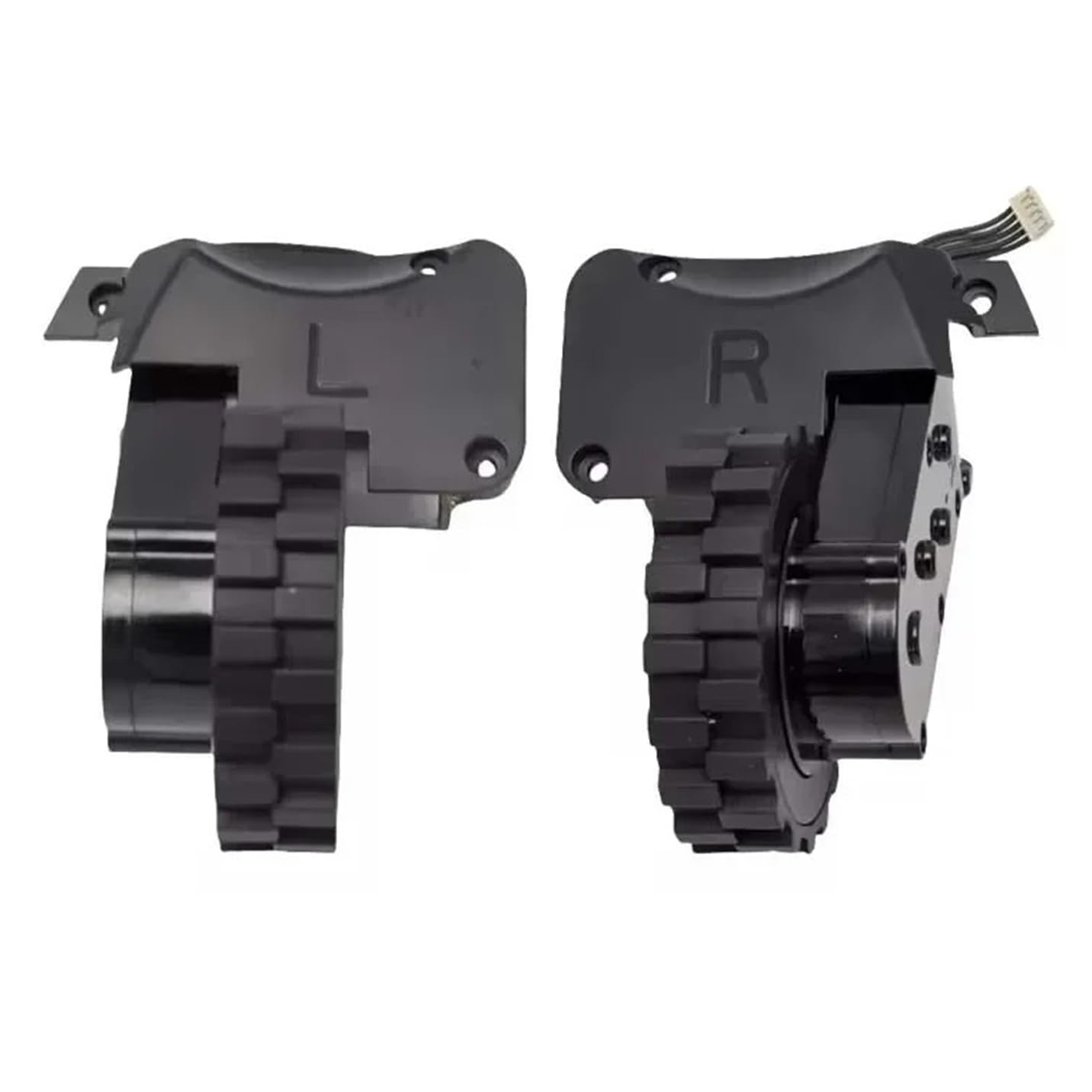 Conjunto De Motor De Rueda For Aspiradora Robótica, Compatible con MAMNV BR151/BR150, Piezas De Aspiradora Robótica, Accesorios De Rueda.(L+R)
