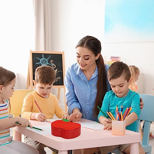 Image of Whaline 100 Pack Back to School Napkins Red Apples Disposable Paper Napkins School Season Apples Dinner Napkins for First Day of School Party Celebration Supplies Table Decorations