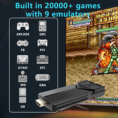 Gamespower Wireless Retro Game Console, Handheld Console, 20000+ Games, Plug And Play Video Game Stick, 4K Hdmi Output, 9 Emulators, Dual 2.4G Wireless Controllers (Special Edition) #TOP3