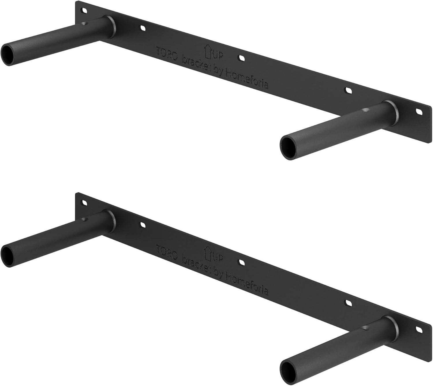 Homeforia Heavy Duty Floating Shelf Brackets (17 inch) 3/