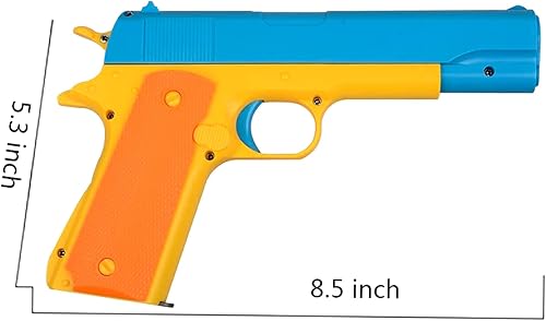 Miniatura 2 de Pistola de juguete - 1 pistola de juguete realista Colt 1911 para niños con funda de pistola y pistola luminosa de balas suaves
