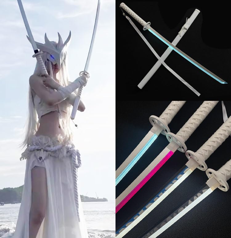 Amazon.co.jp: [COVANK]天鎖斬月 そでのしらゆき模造刀 LED発光 日本刀