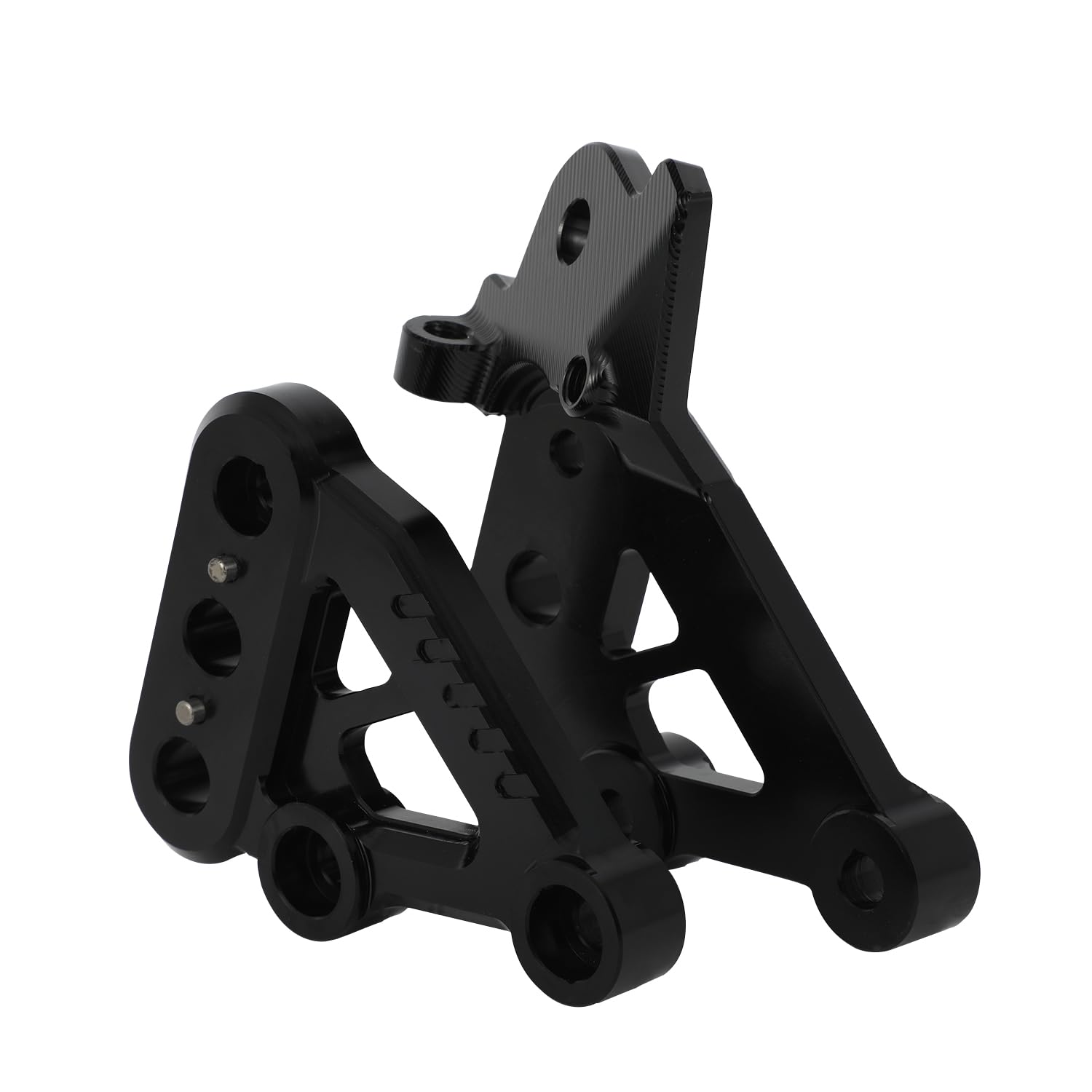 Staffe Pedane Moto Sinistra Destra in Alluminio per Talaria MX3 MX4 Nero | Supporto Pedaline Bilaterale, Struttura in Alluminio per Dirt Bike Elettrica, per Talaria Sting MX3 MX4 TL3000 TL4000