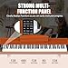 Ktaxon 88 Key Keyboard Piano Weighted Action Electronic Keyboard Piano, Digital Piano with 3-Pedal Unit, Removable Music Stand, Stereo Headphones, Compact Design and MIDI Connection(Natural)