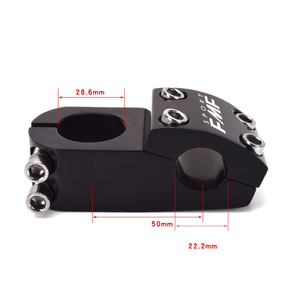 Tbest Attacco Manubrio 25.4 Mm,Stelo Manubrio Corto Sostituzione Per I - Foto 5