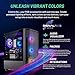 Skytech Gaming Shadow Desktop PC, Intel i5 13400F 2.5 GHz (4.6GHz), AMD RX 9060XT 8GB, 1TB NVMe SSD, 32GB DDR5 RAM 5200 RGB, 650W Gold PSU, Wi-Fi, Win 11