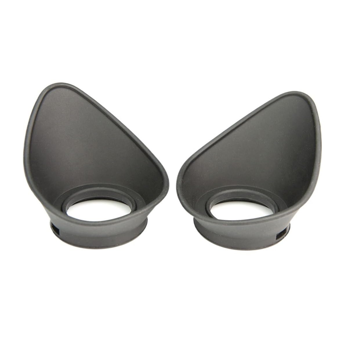 Microscope 2PCS Black Rubber Eyepiece Eye Guards for Stereo Microscope Accessory