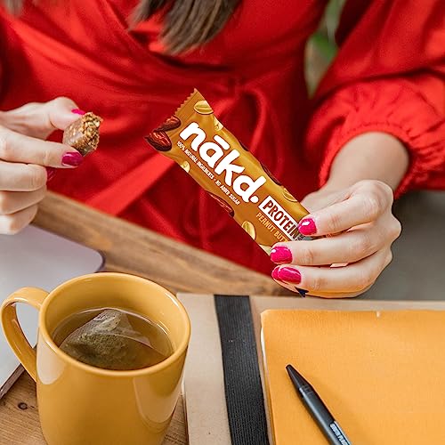 Nakd Peanut Butter Protein Bar - Vegan - Gluten Free - Healthy Snack, 45g (Pack of 16 bars) - Image 5
