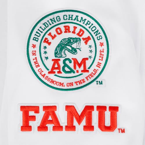 Image of Pro Standard Mens College Classic Chenille Cotton Double Knit Full Zip Hoodie