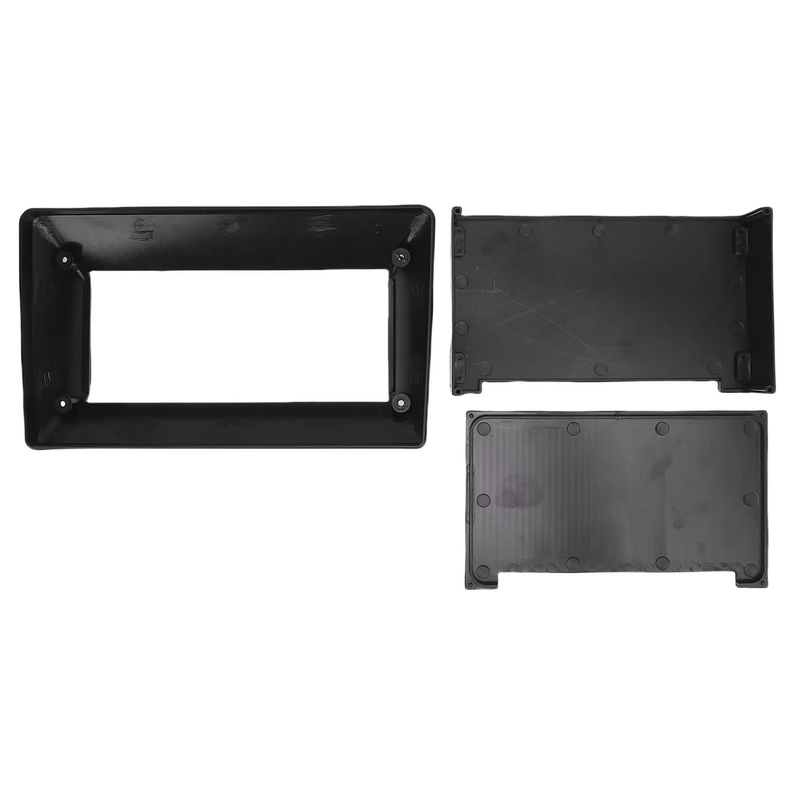 Panel Embellecedor Radio Marco De Radio Coche Solo DIN Marco Panel Navegación ABS Accesorios Interiores Automotrices Universales Marco Radio para Coche