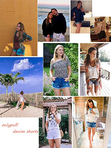 Save 40%-62% on onlypuff Ripped Denim Shorts - Image 4