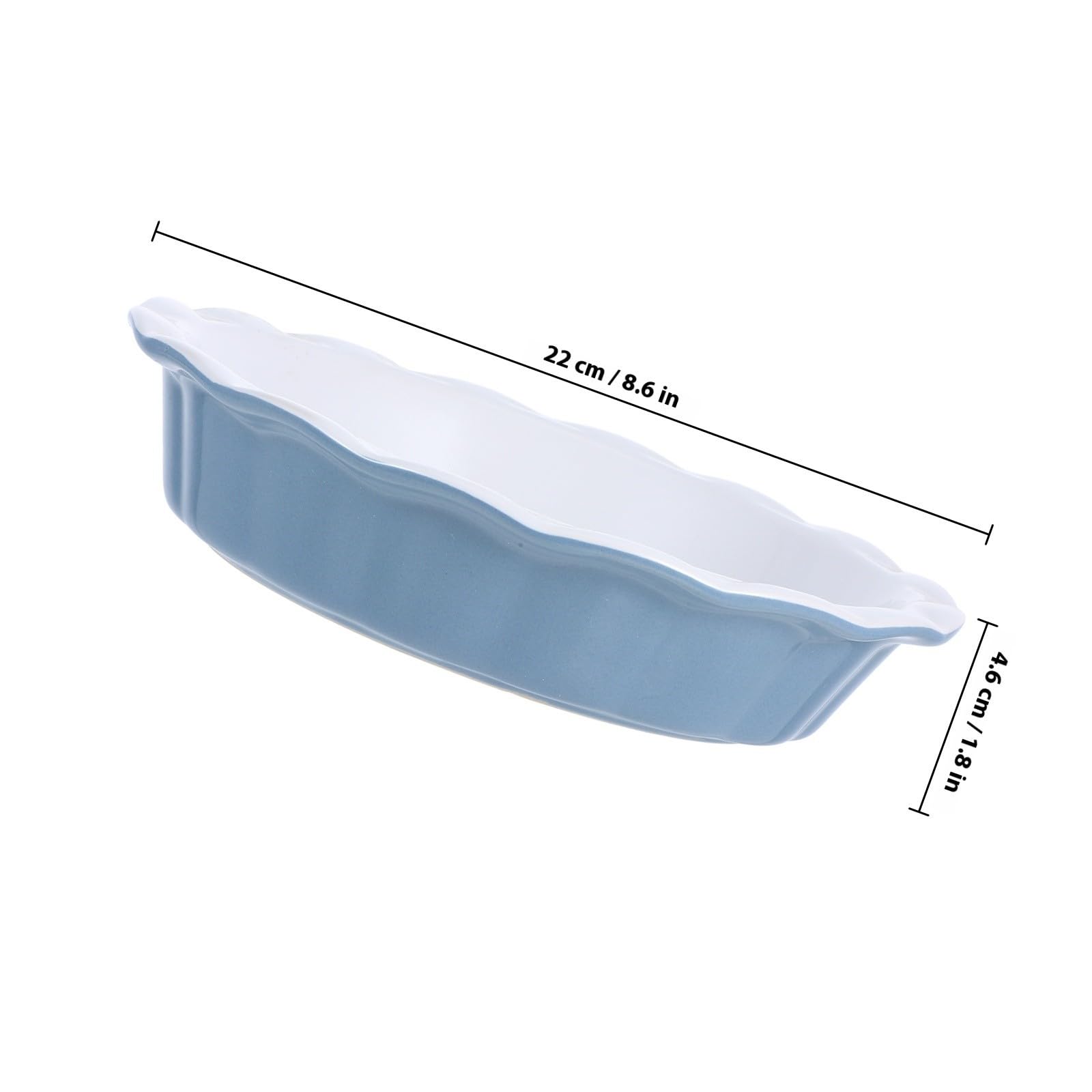 Sosoport Molde para Hornear Tartas de Cerámica Redondo, Antiadherente y Fácil de Limpiar, Fuente Profunda Adecuado para Pizza y Pastel de Calabaza en Cocina