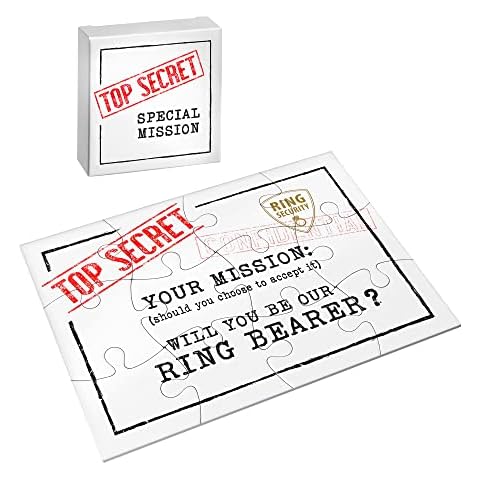 Lillian Rose Gift, Will You be Our Ring Bearer Puzzle, One Size, White Cover