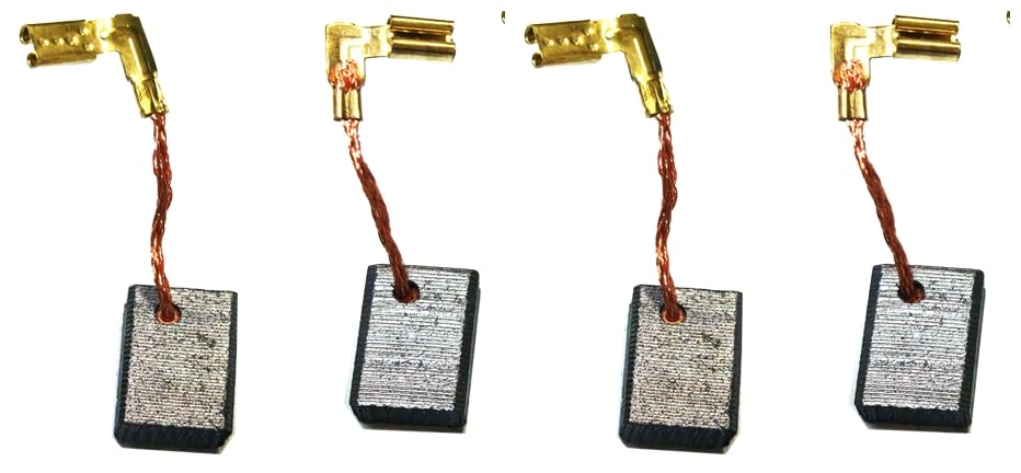 GA4030 GA4030K TM3010CX1 GA4034 GA4530 GA4534 GA5030 GA5034 JS1000 JS1601 MT90 MT870 TM3000CX5 PJ7000 Carbon Brushes Compatible with Grinder 4Pcs