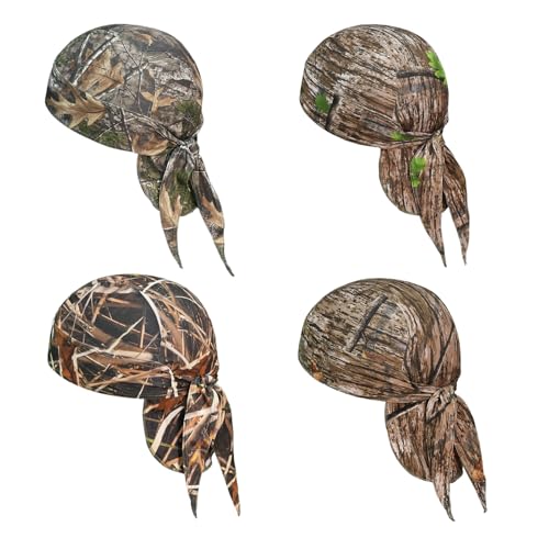 LOOGU Camo Beanie Hat for Hunting, Winter Skull Cap, Men’s Cuffed Beanie with Fleece One Size Set 1