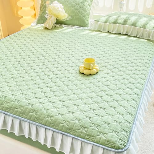 Fzigenle ボックスシーツ シングル あったか マイクロファイバー 洗える 暖か 暖かい 冬用 秋 冬 スタイル おしゃれ 北欧 シーツ マットレスカバー ベッドカバー ベットカバー ベッドシーツ フランネル キルト 180*200cm パッド一体型