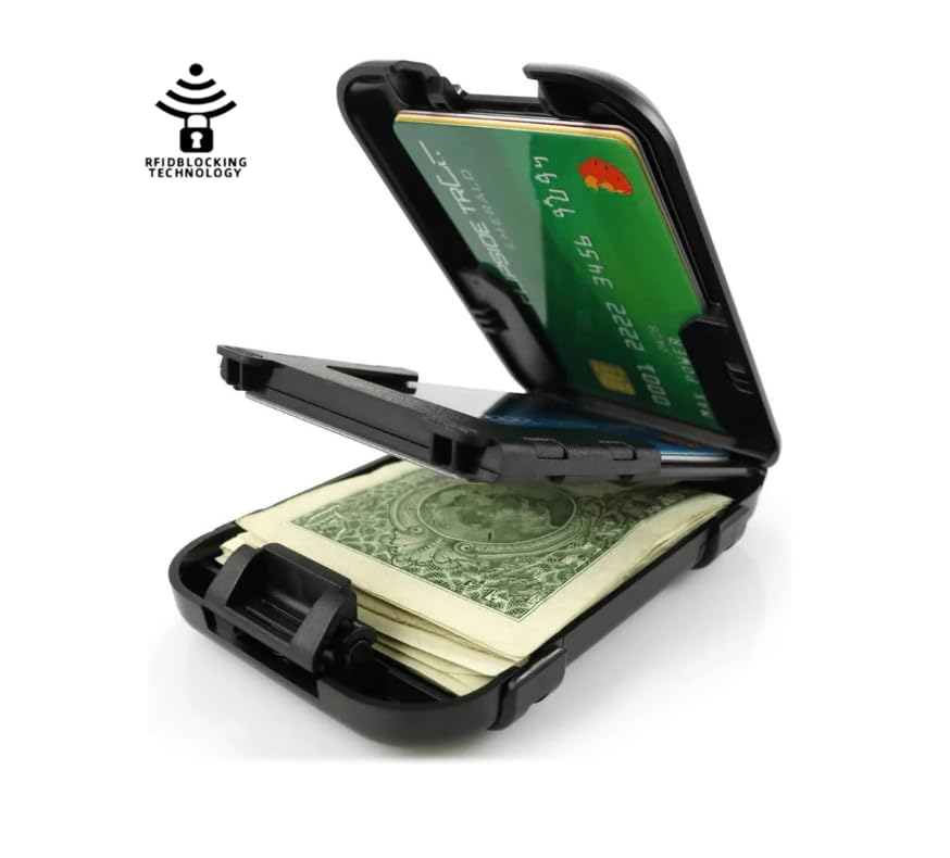 The Clam Flip Mens Wallet with RFID3