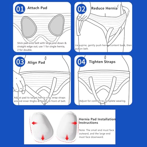 Faja Hernia Médica Ajustable para Hombres y Mujeres Grande miniatura 7