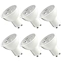 Dlh western 4W GU10 LED Replacement Light Bulbs, 2700K Soft Warm Light Color, 38° Illuminate Angle, Pack of 6, White