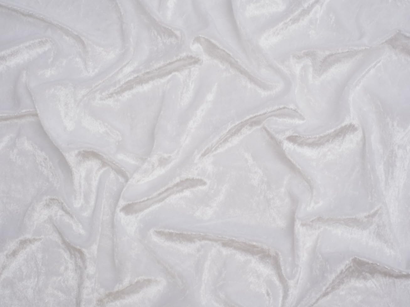 Minerva Core Range Snow Crush Velvet Stretch Knit Fabric
