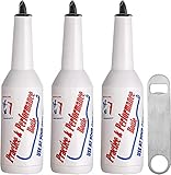botella flair [Material duradero] El cuerpo de la botella Flair está hecho de PVC inastillable. La botella es perfecta para aprender movimientos de estilo de trabajo que se puede utilizar para realizar y practicar cualquier técnica de barmender.