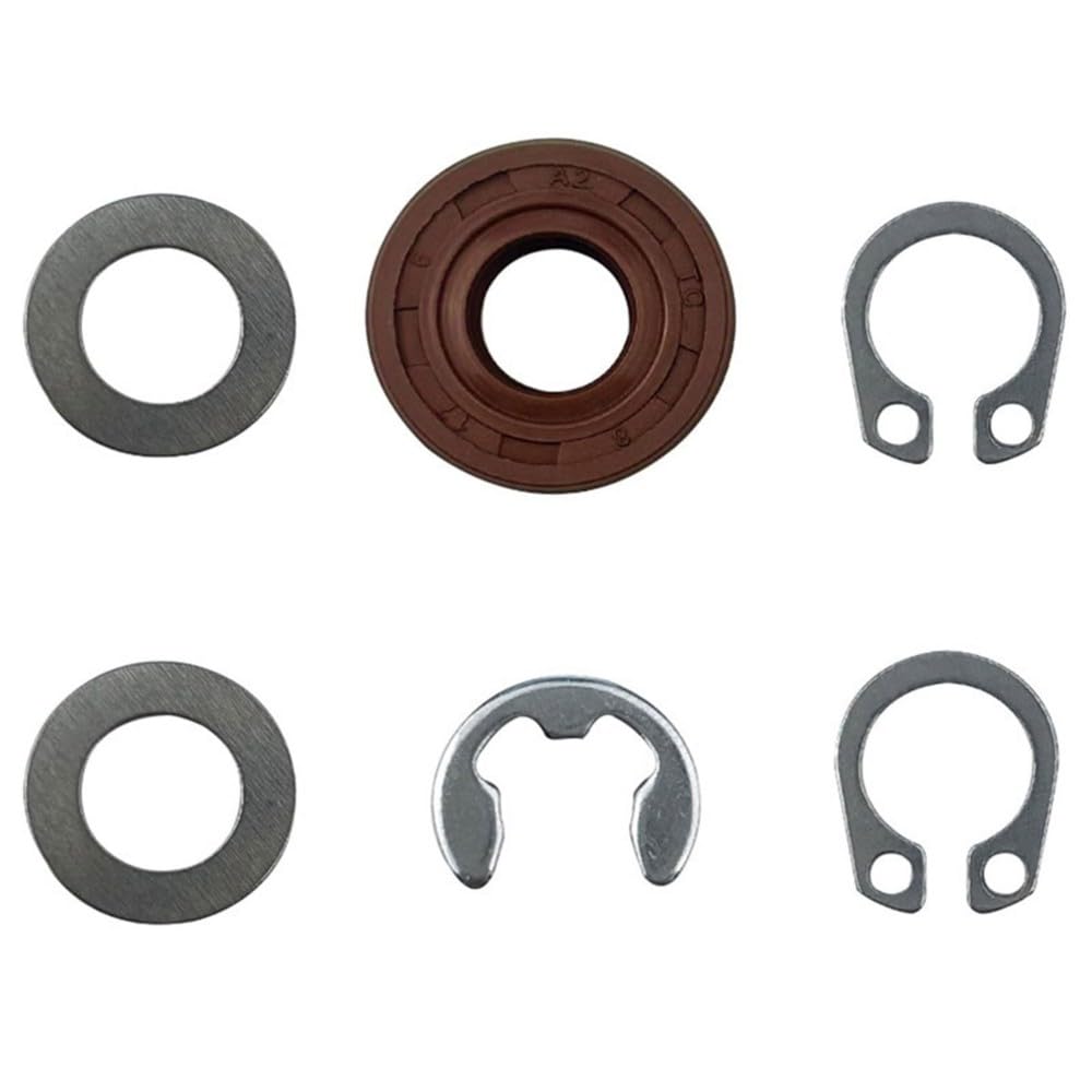 Xnuiasqe 6PCS Heavy Duty Pan Seal Kit Seal Rings and Clips for Bread Maker Kitchen Breadmaker Machine Parts