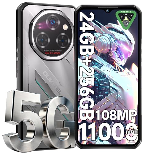 [5G �^�t�l�X�X�}�z Android 15] OUKITEL WP62 20GB RAM+256GB ROM 2TB�g���\ SIM�t���[ �X�}�z �{�� 11000mAh��e�ʃo�b�e���[ 6.6�C���` FHD+ ���� 108MP+32MP+8MP�Î��A