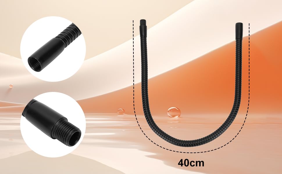 Lot De 4 Tuyaux De Lampe à Col De Cygne, Bras D'extension Flexible En Aluminium, Raccords D'éclairage Pour Bricolage Multifonction (40 Cm