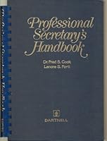 Professional Secretary's Handbook B000EVHD4Q Book Cover