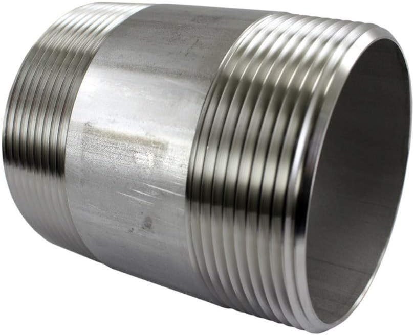 Duda Energy Barrel Nipple 3" NPT Threaded Ends, 3" Male x 4" Length