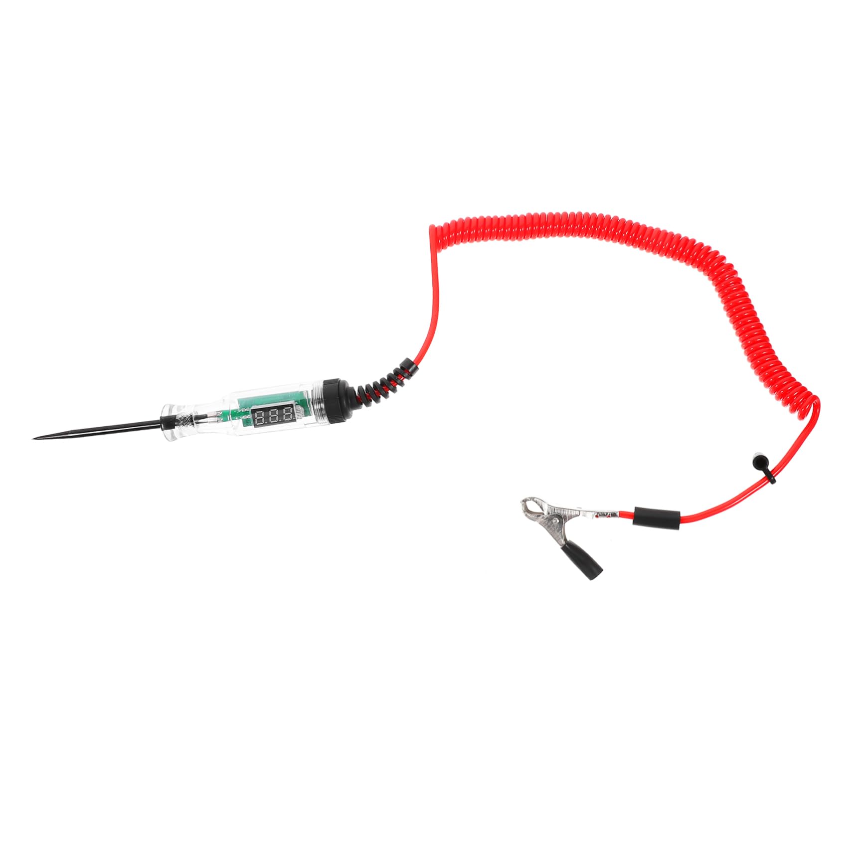 NUOBESTY 5 Pièces stylo de test numérique voiture lumière multimètre jauge automobile testeur d'éclairage de tension testeur électrique testeur de circuit électrique Plastique