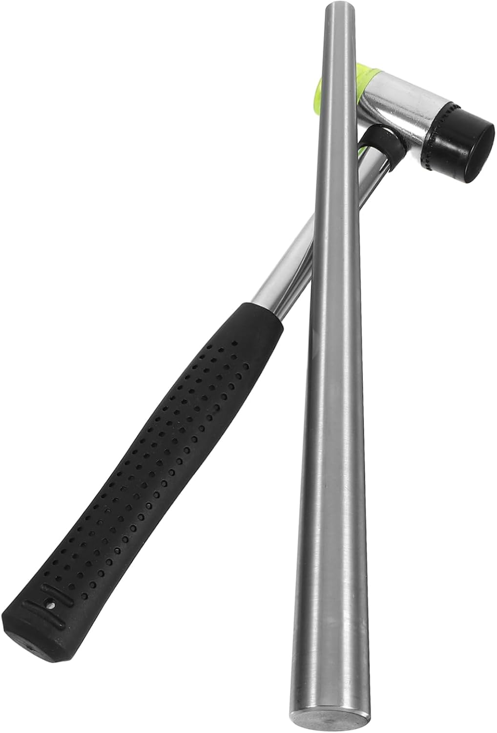 Zerodeko Ring Mandrel Sizer Set with Stainless Steel Tool Rubber Mallet Efficient Jewelry Resizing Repair Tool for Rings Earrings and More