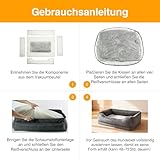 Zedelmaier Orthopädisches Hundebett für mittelgroße & Grosse Hunde, kratzfestes Hundekorb, Dicker Hundekissen, Hundekörbchen waschbar, ergonomisches Hundesofa mit abnehmbarem Bezug, 76×56×24 cm